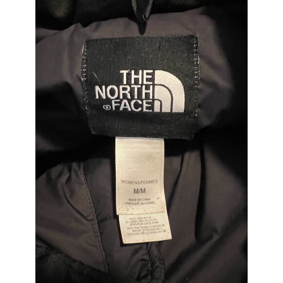 The North Face Women's Black Nuptse Retro Goose Down Quilted Jacket 700 Size M - Picture 8 of 8